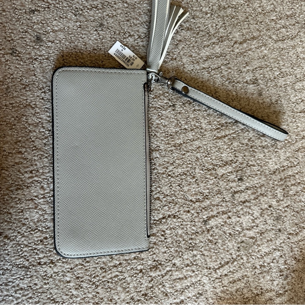 Elegant Gray Key & Card Holder
